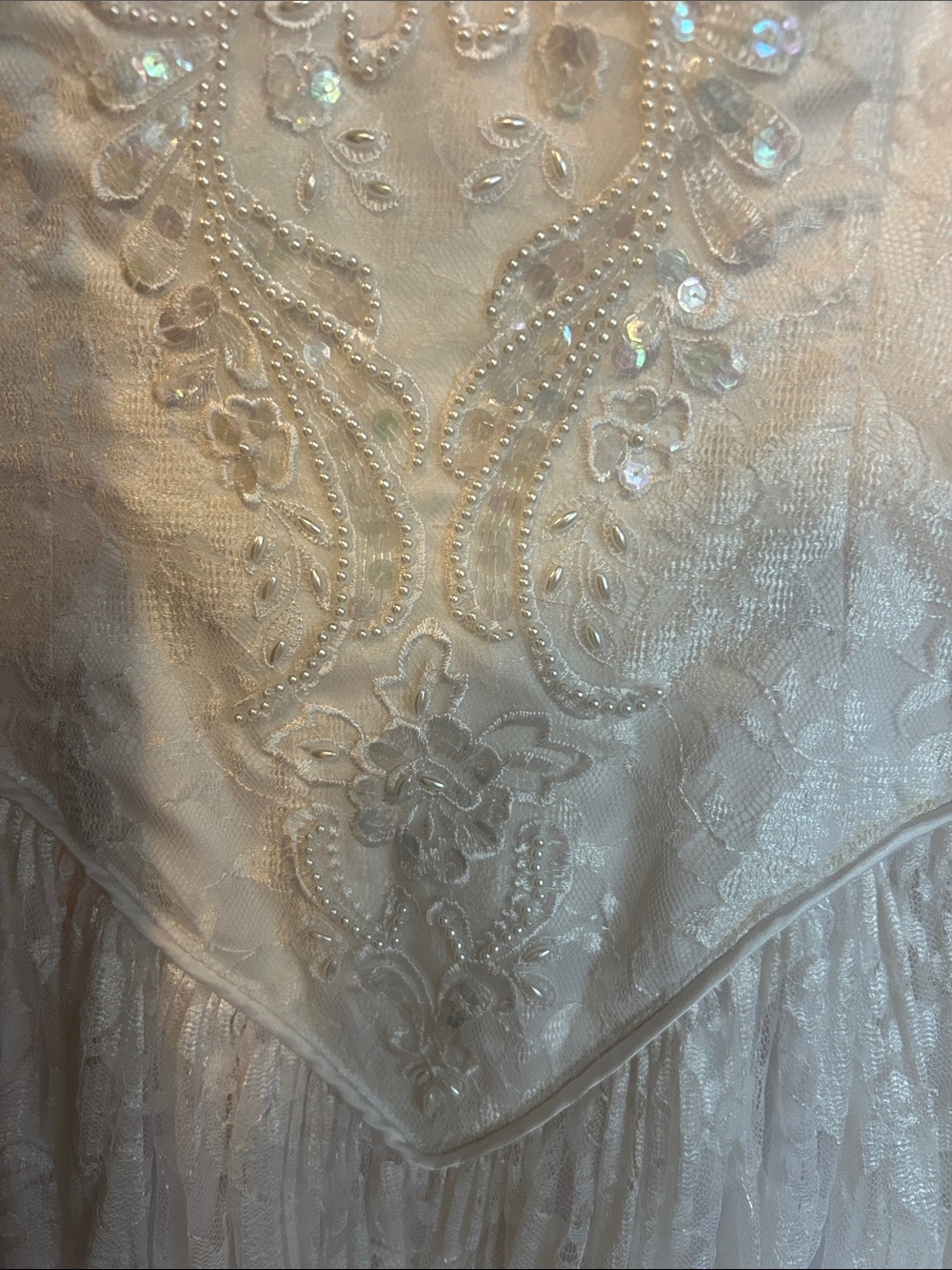 Stunning 80s Annie M wedding dress
